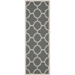 COURTYARD, GREY / BEIGE, 2'-3" X 14', Area Rug, CY6243-246-214
