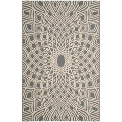 COURTYARD, ANTHRACITE / BEIGE, 8' X 11', Area Rug, CY6616-23621-8