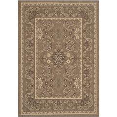COURTYARD, BROWN / CREME, 6'-7" X 9'-6", Area Rug, CY6727-22-6