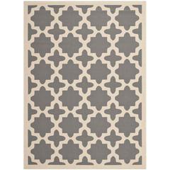 COURTYARD, ANTHRACITE / BEIGE, 6'-7" X 9'-6", Area Rug, CY6913-246-6