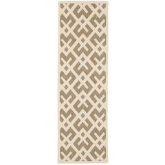 COURTYARD, BROWN / BONE, 2'-3" X 14', Area Rug, CY6915-232-214