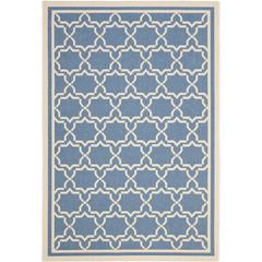 COURTYARD, BLUE / BEIGE, 8' X 11', Area Rug, CY6916-243-8
