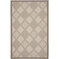COURTYARD, BEIGE / DARK BEIG, 6'-7" X 9'-6", Area Rug, CY7570-79A18-6