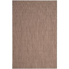 COURTYARD, BROWN / BEIGE, 6'-7" X 9'-6", Area Rug, CY8022-36321-6