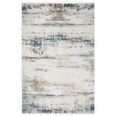 ECLIPSE 200, BEIGE / BLUE, 4' X 6', Area Rug