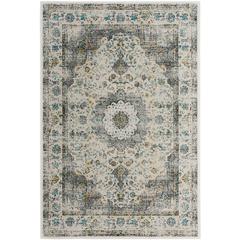EVOKE, GREY / GOLD, 12' X 18', Area Rug
