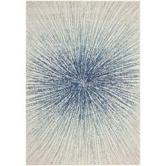 EVOKE, ROYAL / IVORY, 4' X 6', Area Rug, EVK228A-4