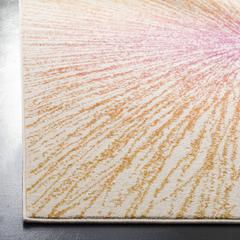 EVOKE, FUCHSIA / CREAM, 6'-7" X 9', Area Rug