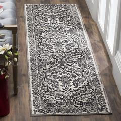 EVOKE, IVORY / GREY, 2'-2" X 15', Area Rug, EVK242D-215