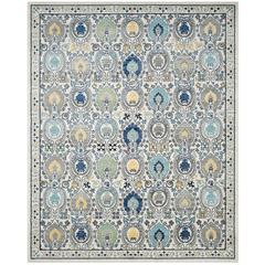 EVOKE, IVORY / GREY, 9' X 12', Area Rug, EVK251D-9