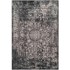 EVOKE, BLACK / GREY, 5'-1" X 7'-6", Area Rug