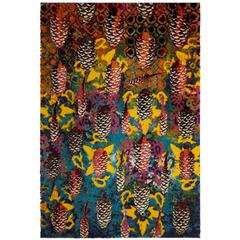 FIESTA SHAG, TURQUOISE / MULTI, 6'-7" X 9'-2", Area Rug, FSG369K-6