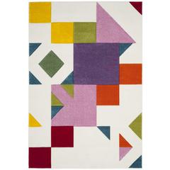 HOLLYWOOD, IVORY / ROSE, 6'-7" X 9', Area Rug, HLW702A-6