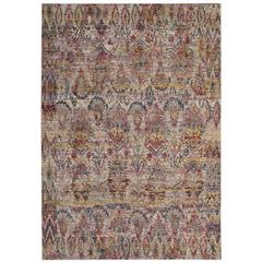 HARMONY, LIGHT GREY / ROSE, 6' X 9', Area Rug
