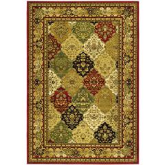 LYNDHURST, MULTI / RED, 6' X 9', Area Rug, LNH221B-6