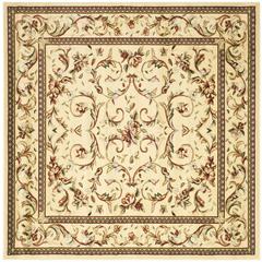 LYNDHURST, IVORY / IVORY, 8' X 8' Square, Area Rug, LNH322A-8SQ