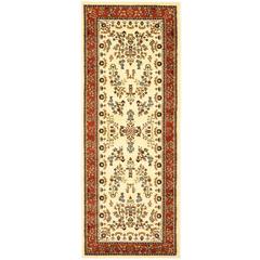 LYNDHURST, IVORY / RUST, 2'-3" X 16', Area Rug