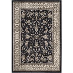 LYNDHURST, ANTHRACITE / CREAM, 6' X 9', Area Rug