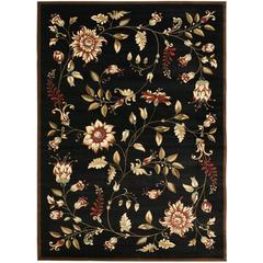 LYNDHURST, BLACK / MULTI, 8'-9" X 12', Area Rug