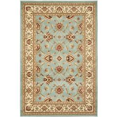 LYNDHURST, BLUE / IVORY, 6'-7" X 9'-6", Area Rug, LNH553-6512-7