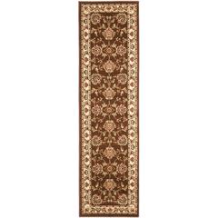 LYNDHURST, BROWN / IVORY, 2'-3" X 8', Area Rug, LNH555-2512-28