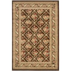 LYNDHURST, BROWN / BROWN, 6'-7" X 9'-6", Area Rug, LNH556-2525-7