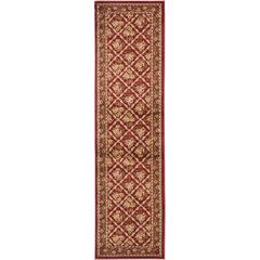 LYNDHURST, RED / RED, 2'-3" X 8', Area Rug