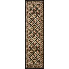 LYNDHURST, BLACK / BLACK, 2'-3" X 8', Area Rug
