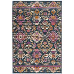 MADISON, BLUE / FUCHSIA, 6' X 9', Area Rug, MAD130C-6