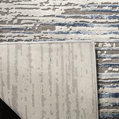 MEADOW 100, GREY / LIGHT GREY, 6'-7" X 9', Area Rug