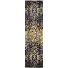 MONACO, GREY / MULTI, 2'-2" X 8', Area Rug, MNC223G-28