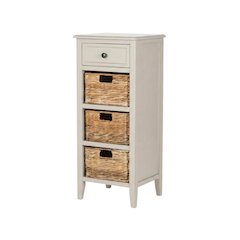 Light Gray, Storage Side Table, Storage Drawer, Quality Build