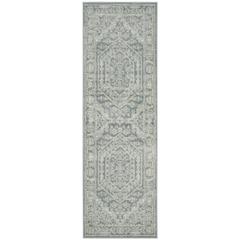 Adirondack, SLATE / IVORY, 2'-6" X 16', Area Rug