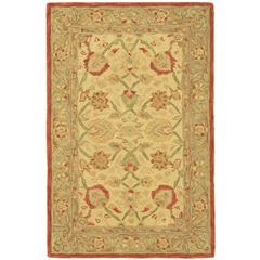 ANATOLIA, BEIGE / RUST, 6' X 9', Area Rug