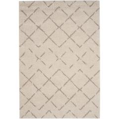 ARIZONA SHAG, IVORY / BEIGE, 6'-7" X 9'-2", Area Rug, ASG743A-7