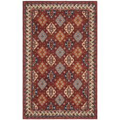 ANTIQUITY, RED / BLUE, 5' X 8', Area Rug, AT509Q-5