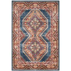 BIJAR, ROYAL / RUST, 6'-7" X 9', Area Rug