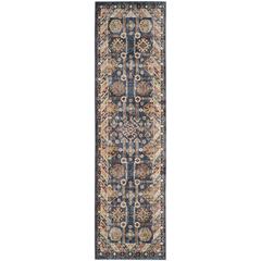 BIJAR, ROYAL / IVORY, 2'-3" X 8', Area Rug, BIJ653B-28