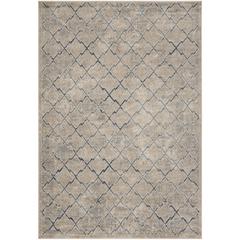 BRENTWOOD, LIGHT GREY / BLUE, 6' X 9', Area Rug, BNT809G-6