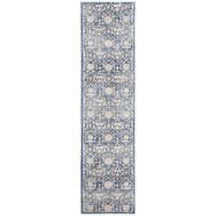 BRENTWOOD, NAVY / CREME, 2' X 8', Area Rug, BNT896N-28