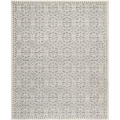 CAMBRIDGE, SILVER / IVORY, 10' X 14', Area Rug, CAM123D-10