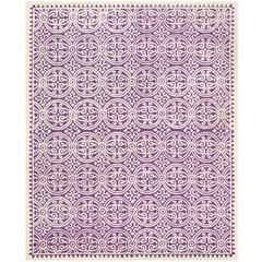 CAMBRIDGE, PURPLE / IVORY, 9' X 12', Area Rug, CAM123K-9