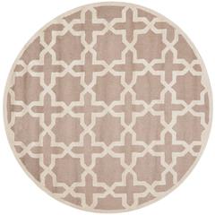 CAMBRIDGE, BEIGE / IVORY, 8' X 8' Round, Area Rug, CAM125J-8R