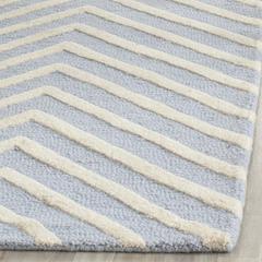 CAMBRIDGE, LIGHT BLUE / IVORY, 2'-6" X 22', Area Rug, CAM129A-222
