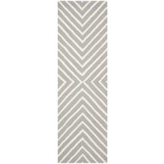 CAMBRIDGE, SILVER / IVORY, 2'-6" X 16', Area Rug, CAM129D-216