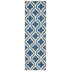 CAMBRIDGE, NAVY / IVORY, 2'-6" X 4', Area Rug, CAM132G-24