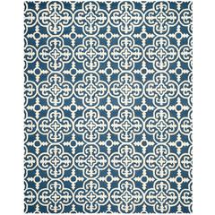 CAMBRIDGE, NAVY / IVORY, 12' X 18', Area Rug, CAM133G-1218