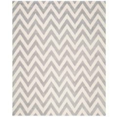 CAMBRIDGE, SILVER / IVORY, 12' X 18', Area Rug, CAM139D-1218