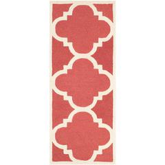 CAMBRIDGE, RUST / IVORY, 2'-6" X 8', Area Rug, CAM140L-28