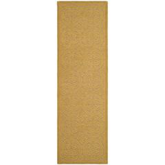CAMBRIDGE, LIGHT GOLD / DARK GOLD, 2'-6" X 16', Area Rug